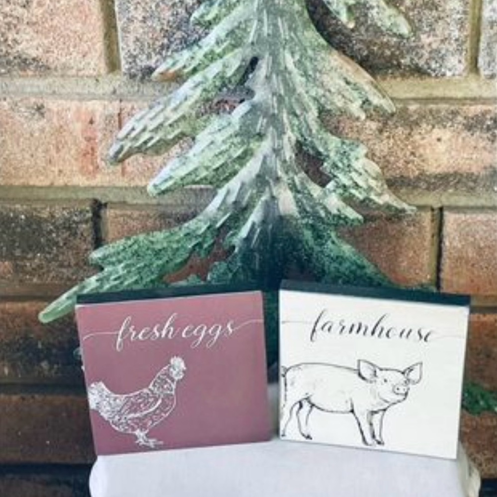 *Farmhouse Block Sign **Chicken Only** - Picture 5 of 5